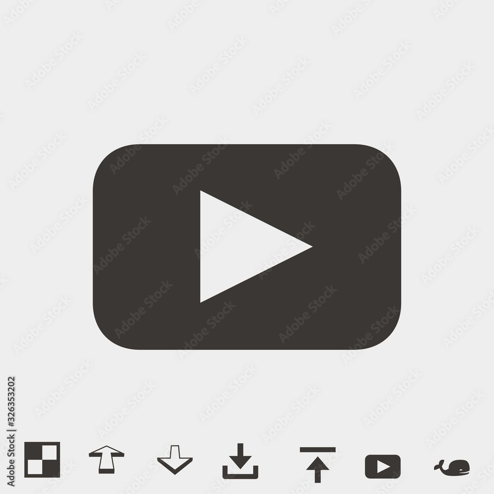 play button icon vector illustration and symbol for website and graphic design play button icon vector illustration and symbol for website and graphic design
