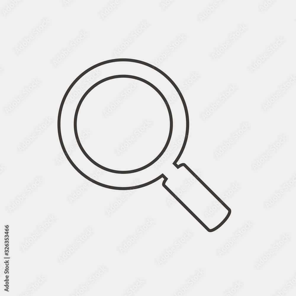 search glass icon vector illustration and symbol for website and graphic design search glass icon vector illustration and symbol for website and graphic design