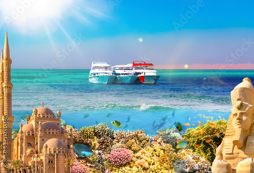 Collage about Sharm El Sheikh photo