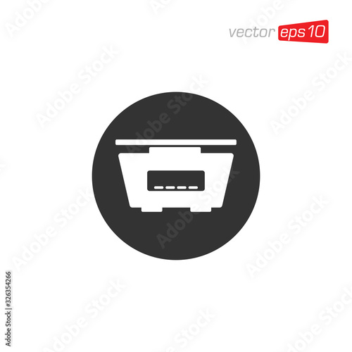Scales Icon Design Vector Template
