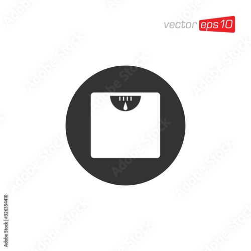 Scales Icon Design Vector Template