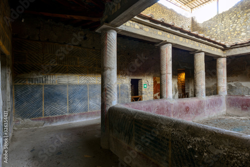 Oplontis Villa of Poppea - The servile peristyle  photo