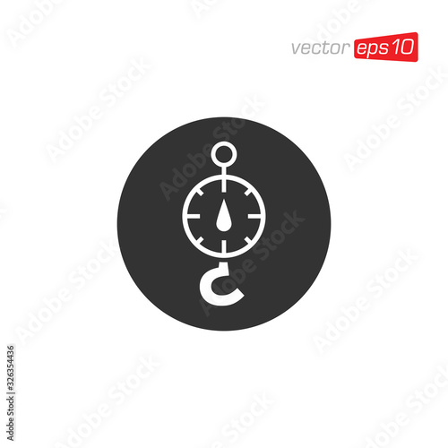 Scales Icon Design Vector Template