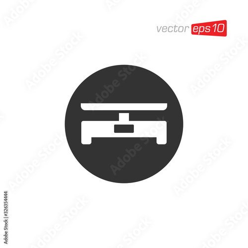 Scales Icon Design Vector Template