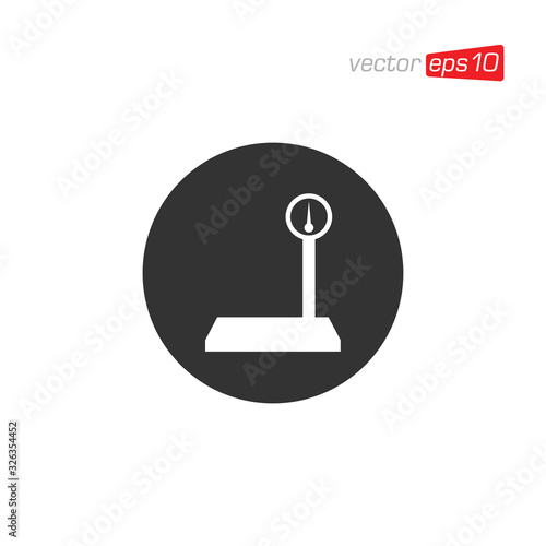 Scales Icon Design Vector Template