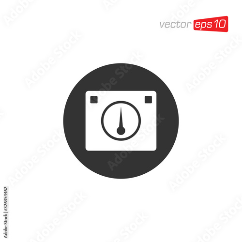 Scales Icon Design Vector Template