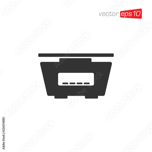 Scales Icon Design Vector Template