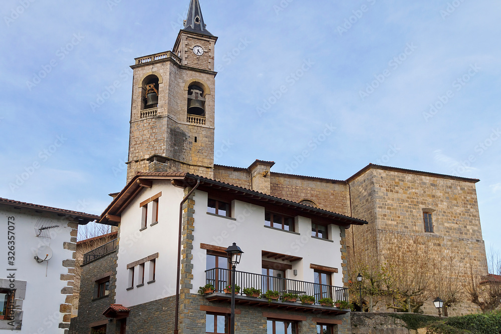Asteasu basque town in Gipuzkoa province, Spain