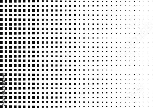 Abstract halftone dotted background. Monochrome pattern with square.  Vector modern futuristic texture for posters  sites  cover  business cards  postcards  interior design  labels and stickers.