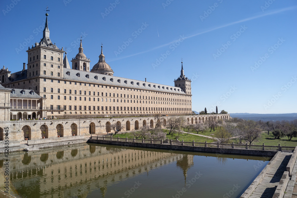 El Escorial monastery in Madrid, Spain