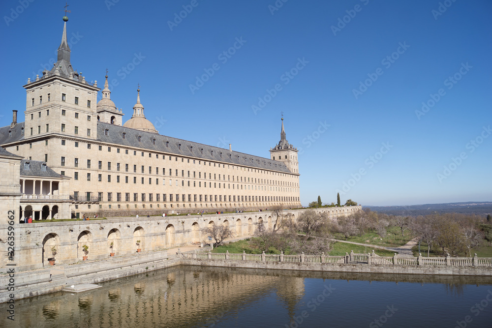 Fototapeta premium El Escorial monastery in Madrid, Spain