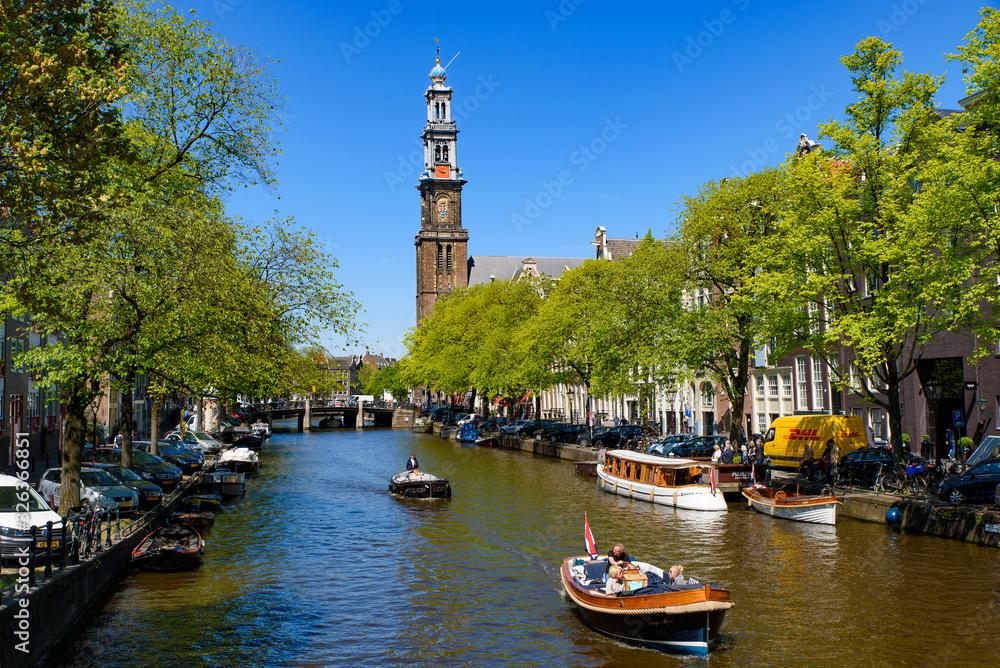 Boat tour and canal cruise in Amsterdam, Netherlands