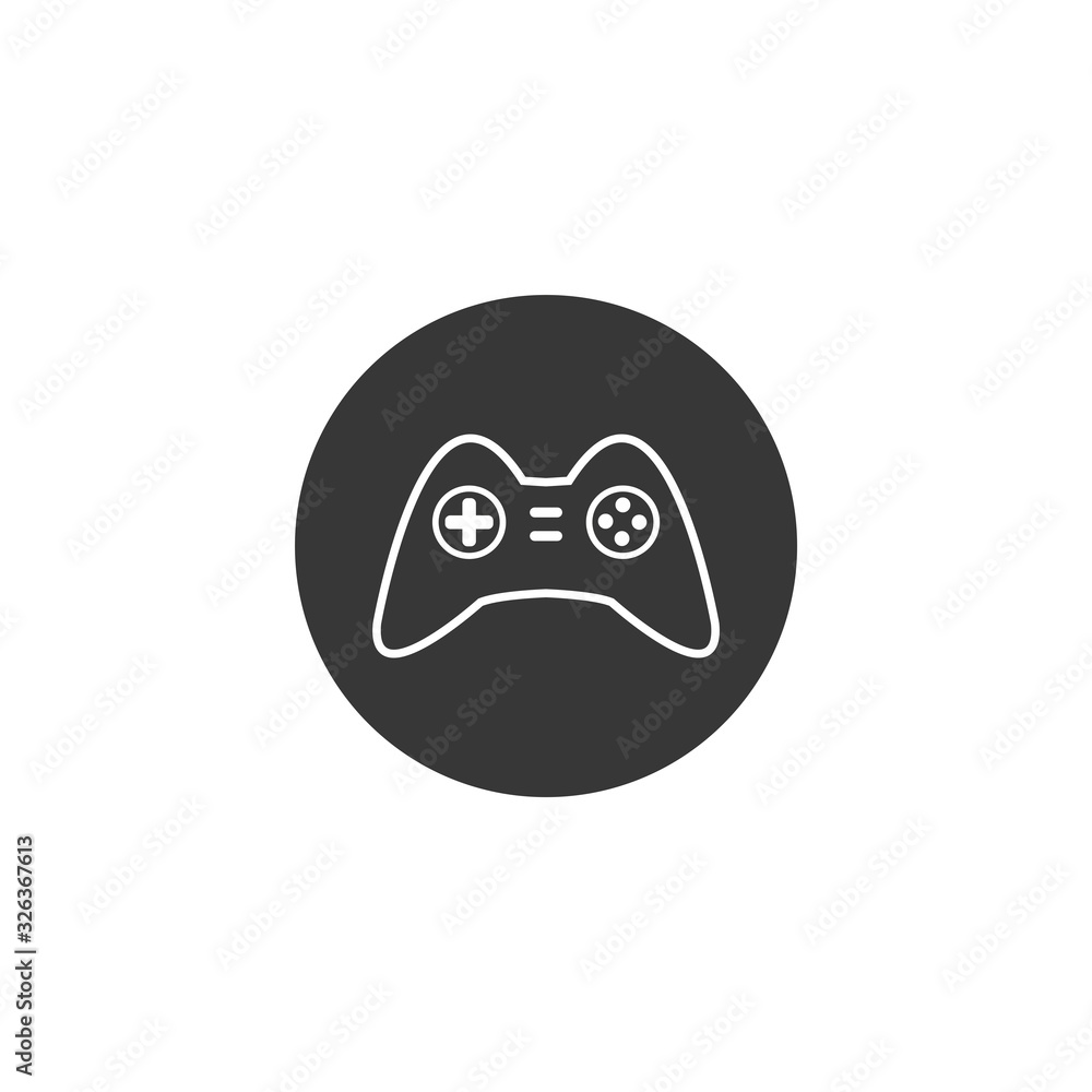 Joystick Game Controller Icon Design Template Joystick Game Controller Icon Design Template