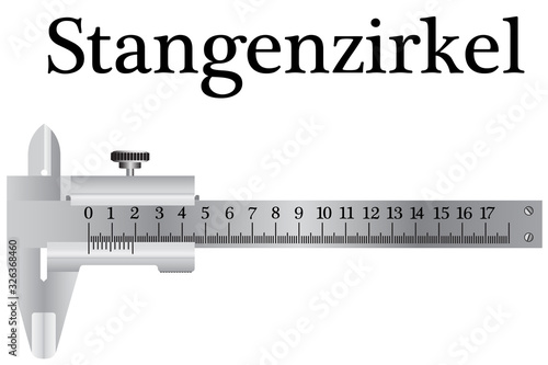Vernier caliper is a universal measuring device that serves for high-precision measurements of external, internal dimensions, as well as the depths of holes
