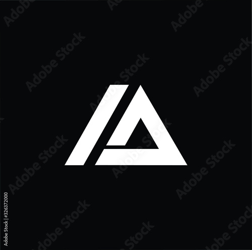 Professional Innovative Initial AI IA logo. Letter AI IA Minimal elegant Monogram. Premium Business Artistic Alphabet symbol and sign