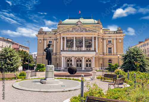 Croatian National Theatre Opera and Ballet in Rijeka photo