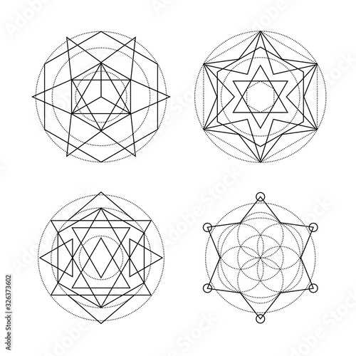 Sacred geometry set