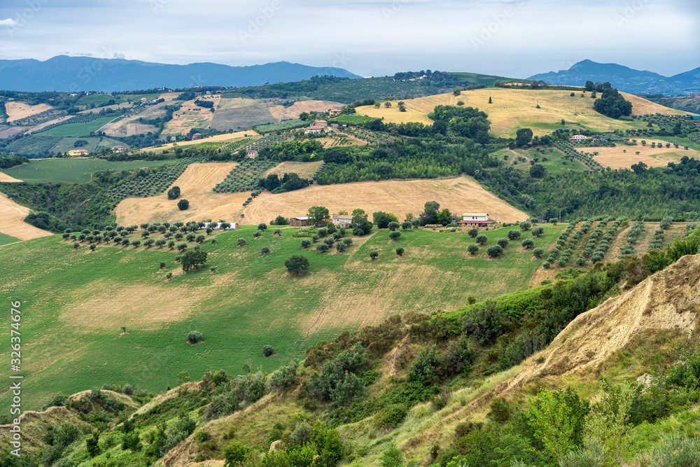 Landscape in the Natural Park of Atri, Abruzzo Landscape in the Natural Park of Atri, Abruzzo