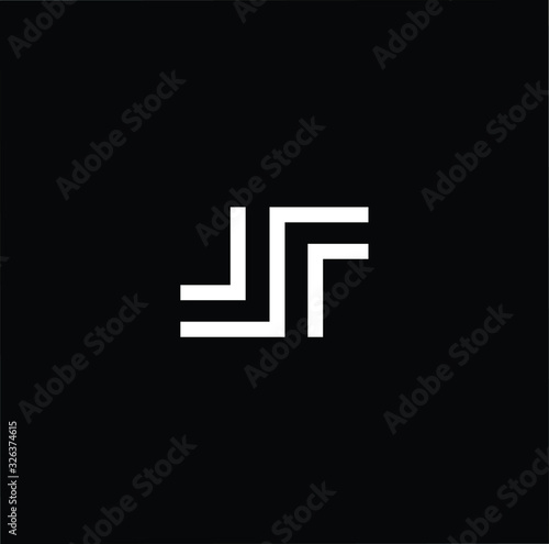 Professional Innovative Initial JS SJ logo. Letter JS SJ Minimal elegant Monogram. Premium Business Artistic Alphabet symbol and sign