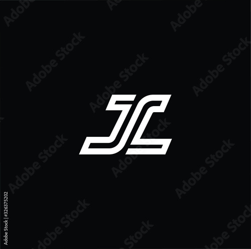 Professional Innovative Initial JL LJ logo. Letter JL LJ Minimal elegant Monogram. Premium Business Artistic Alphabet symbol and sign photo