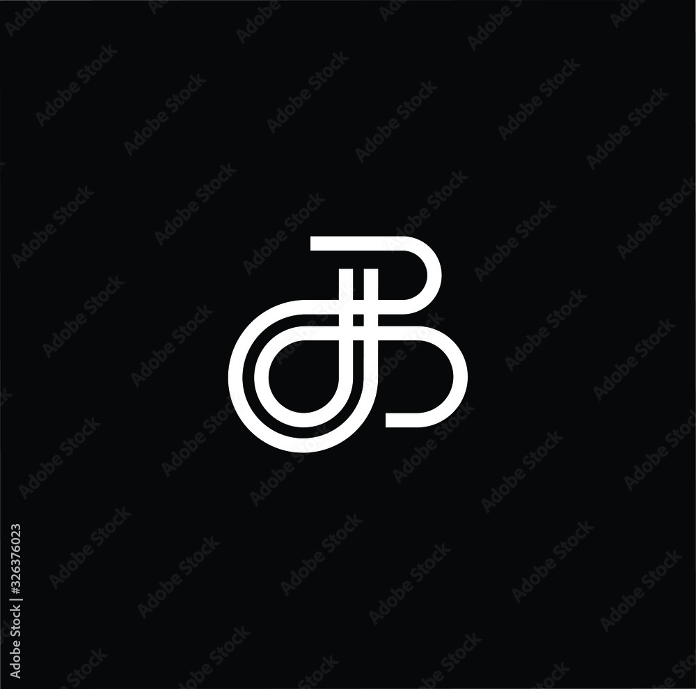 Professional Innovative Initial JB BJ logo. Letter JB BJ Minimal elegant Monogram. Premium Business Artistic Alphabet symbol and sign Professional Innovative Initial JB BJ logo. Letter JB BJ Minimal elegant Monogram. Premium Business Artistic Alphabet symbol and sign