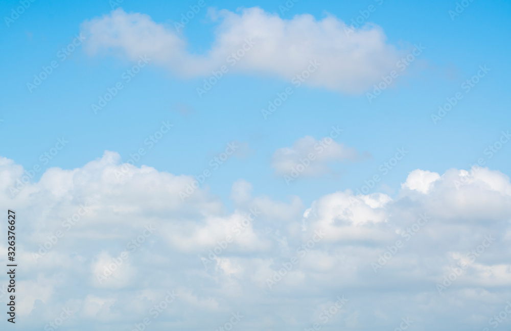 Sky and clouds with a beautiful light in the daytime Sky and clouds with a beautiful light in the daytime