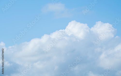 Sky and clouds with a beautiful light in the daytime