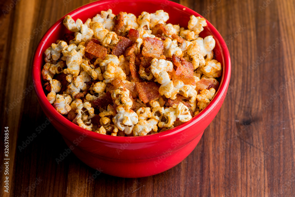 Popcorn. Traditional classic American favorite snack. Popcorn. Traditional classic American favorite snack.