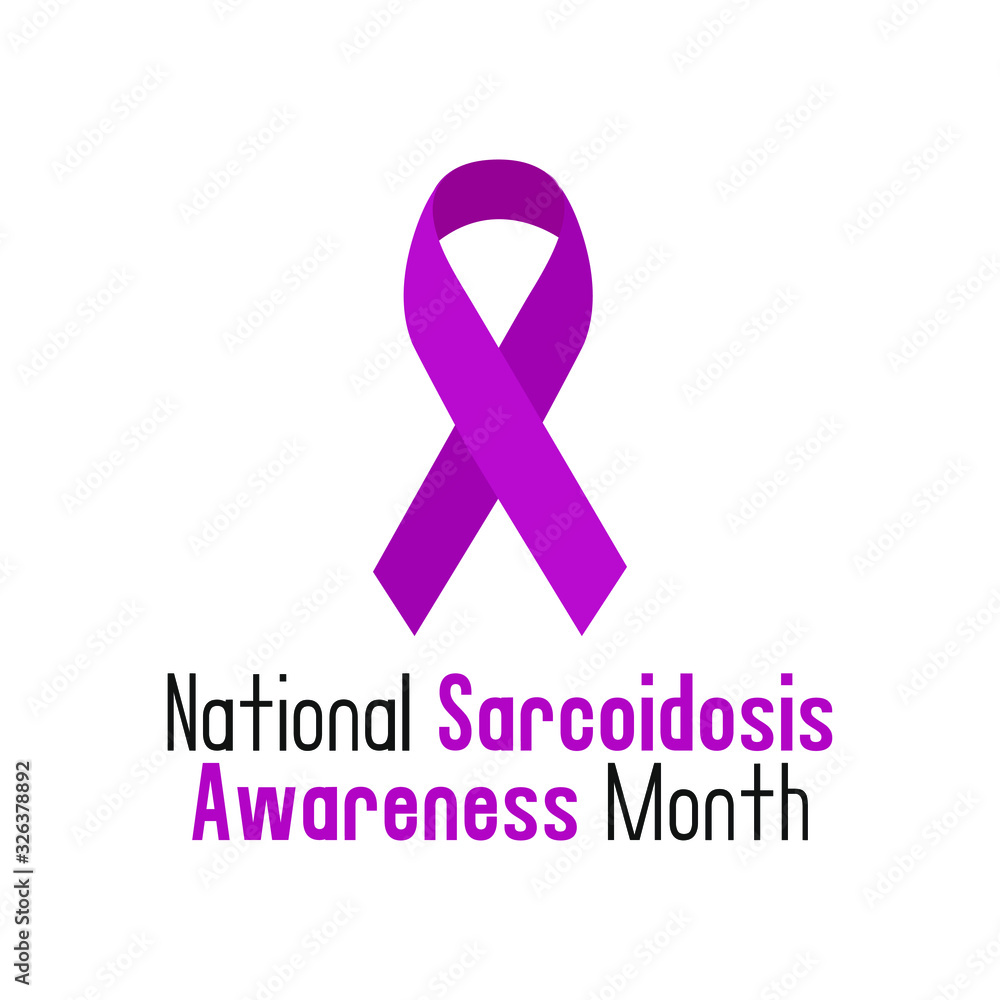 Vector Illustration on the theme of National Sarcoidosis Awareness month of April. Vector Illustration on the theme of National Sarcoidosis Awareness month of April.