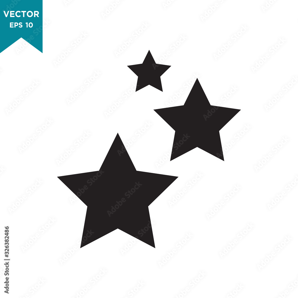 star vector icon in trendy flat design star vector icon in trendy flat design