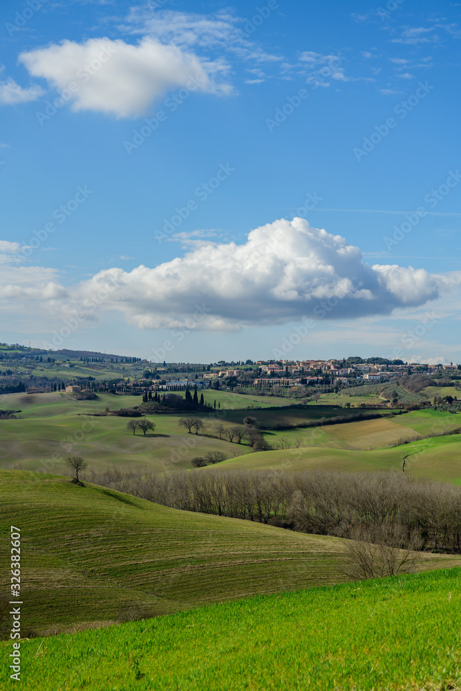 Naklejka premium Beautiful landscape in central Italy