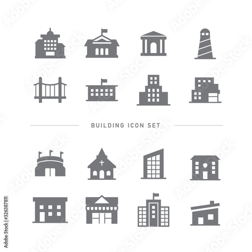 BUILDING ICON SET