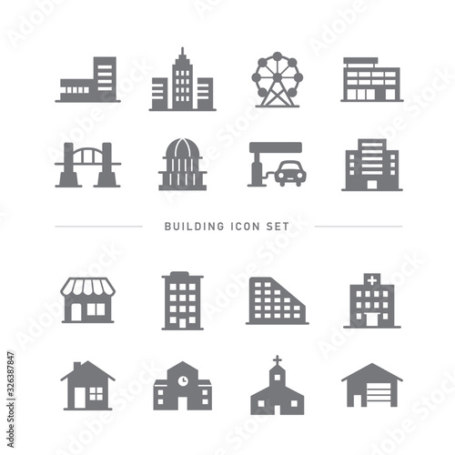 BUILDING ICON SET