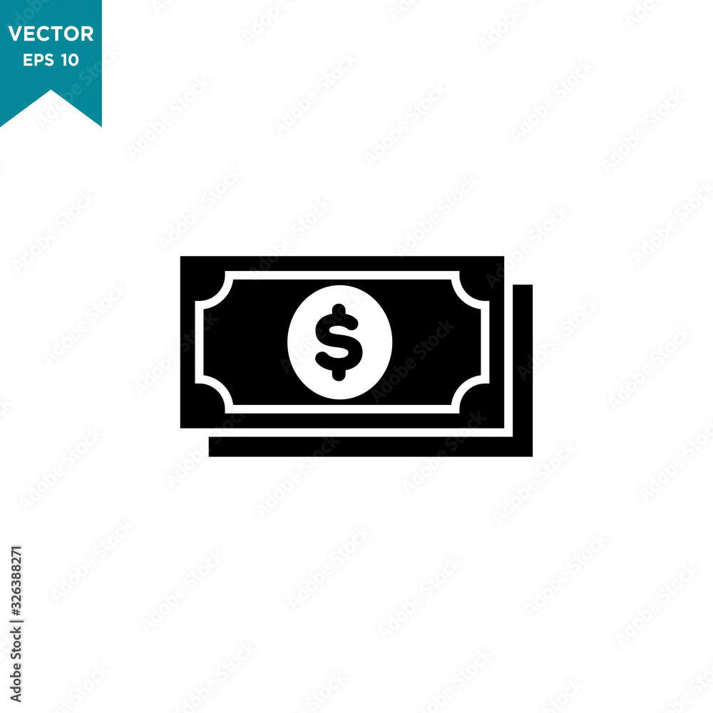 money vector icon in trendy flat style money vector icon in trendy flat style