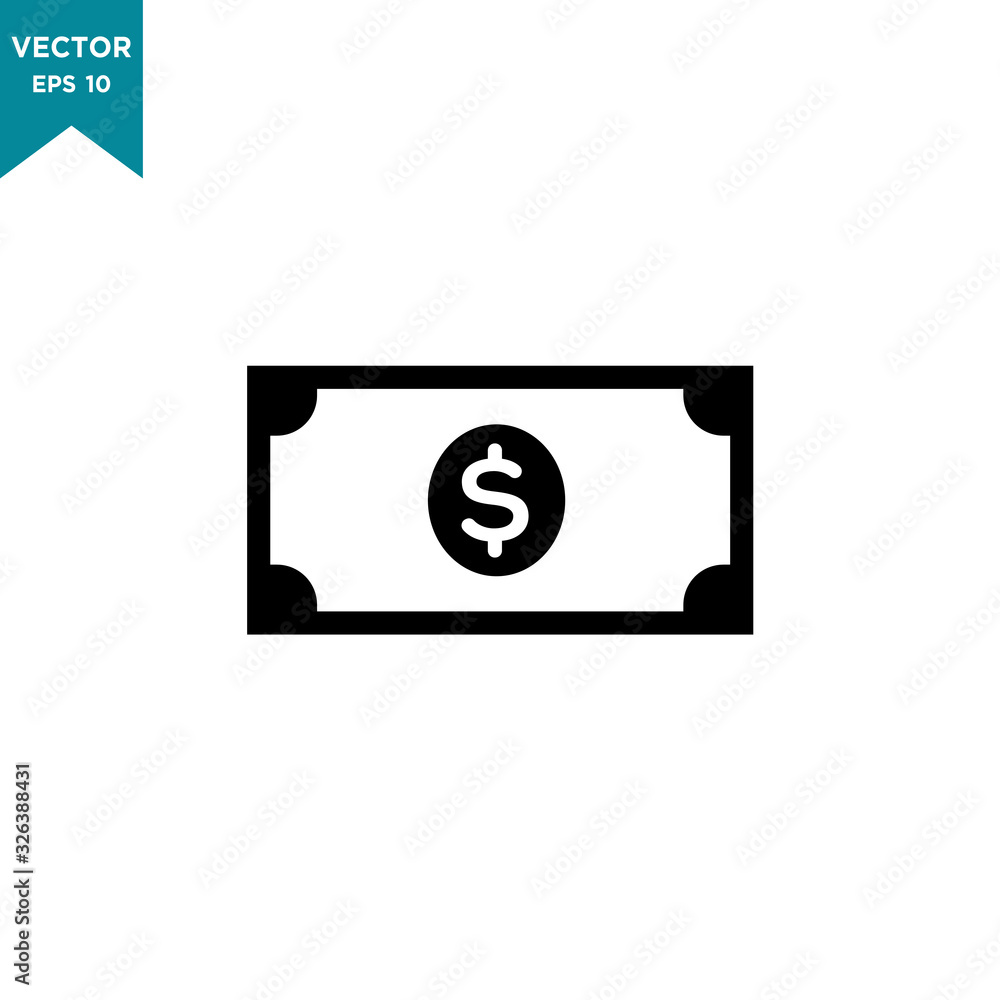 money vector icon in trendy flat style money vector icon in trendy flat style