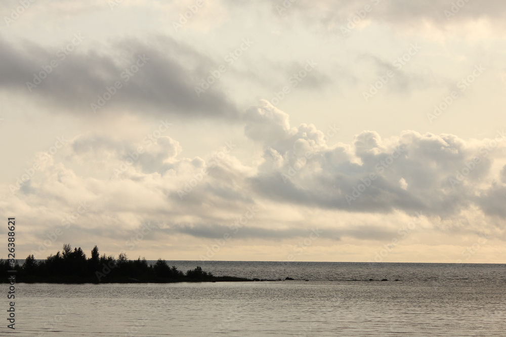 Ever changing clouds over Lake Vanern, Sweden.