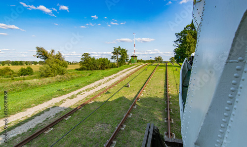boat transport between the canals of elblag