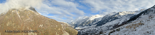 Panoramic of the mountains the Aran © Aitor