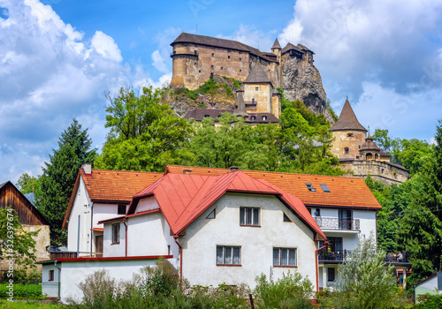 Orava castle in Oravsky Podzamok, Slovakia