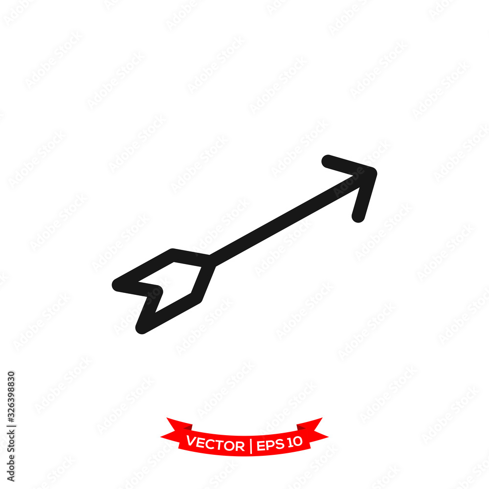 arrow icon in trendy flat style arrow icon in trendy flat style