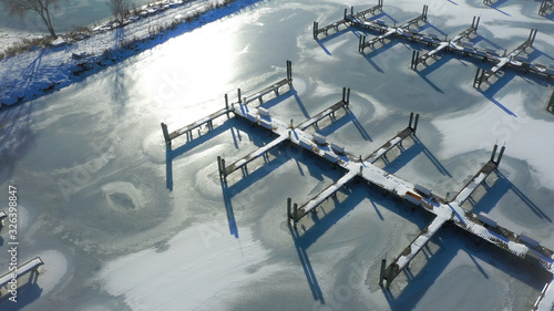 frozen marina