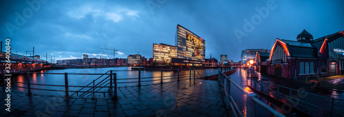 Der Spiegel Hamburg Skyline Longexposure
