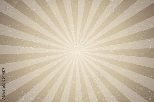 Sepia light rays background vector 