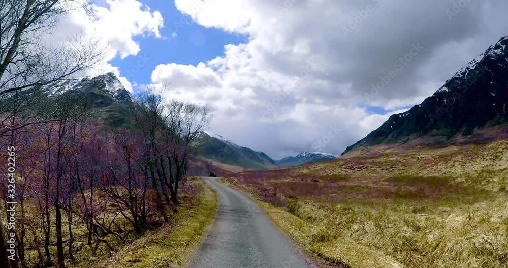 Hyper Lapse Driving Through the Scottish Highlands Hyper Lapse Driving Through the Scottish Highlands