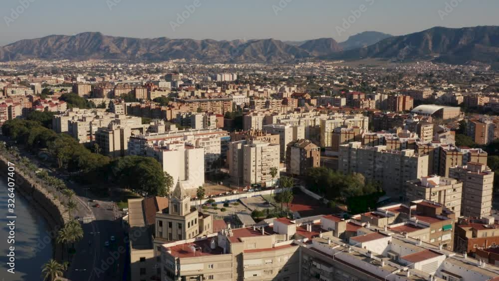 Aerial view of resident district in Murcia Aerial view of resident district in Murcia