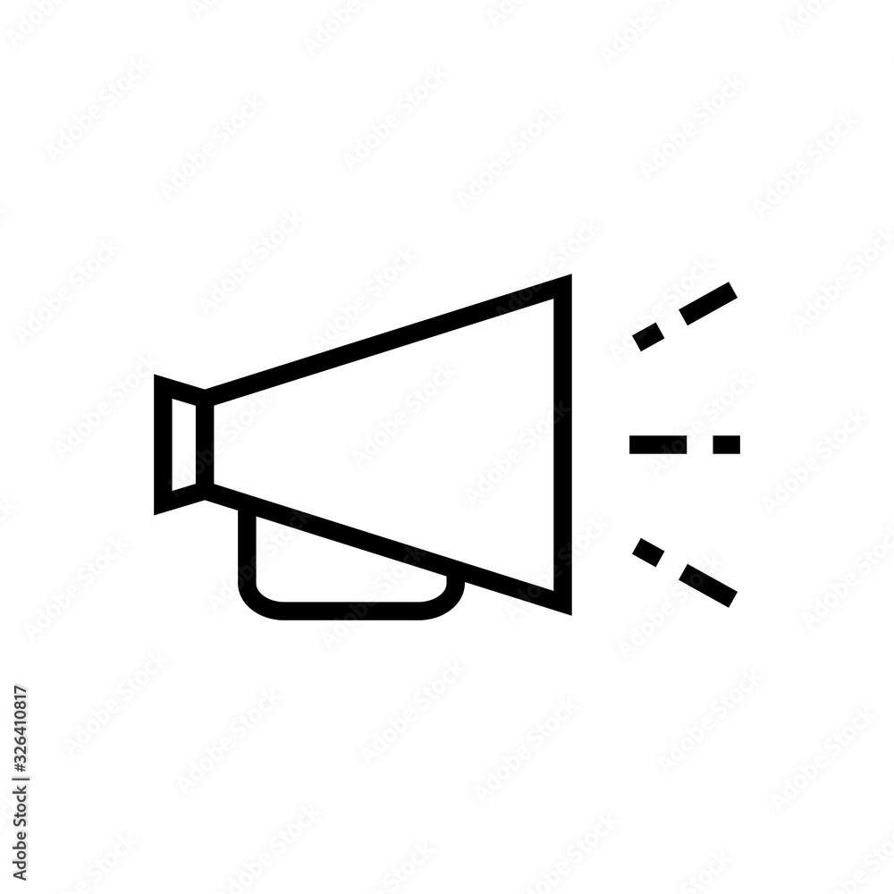 megaphone icon vector