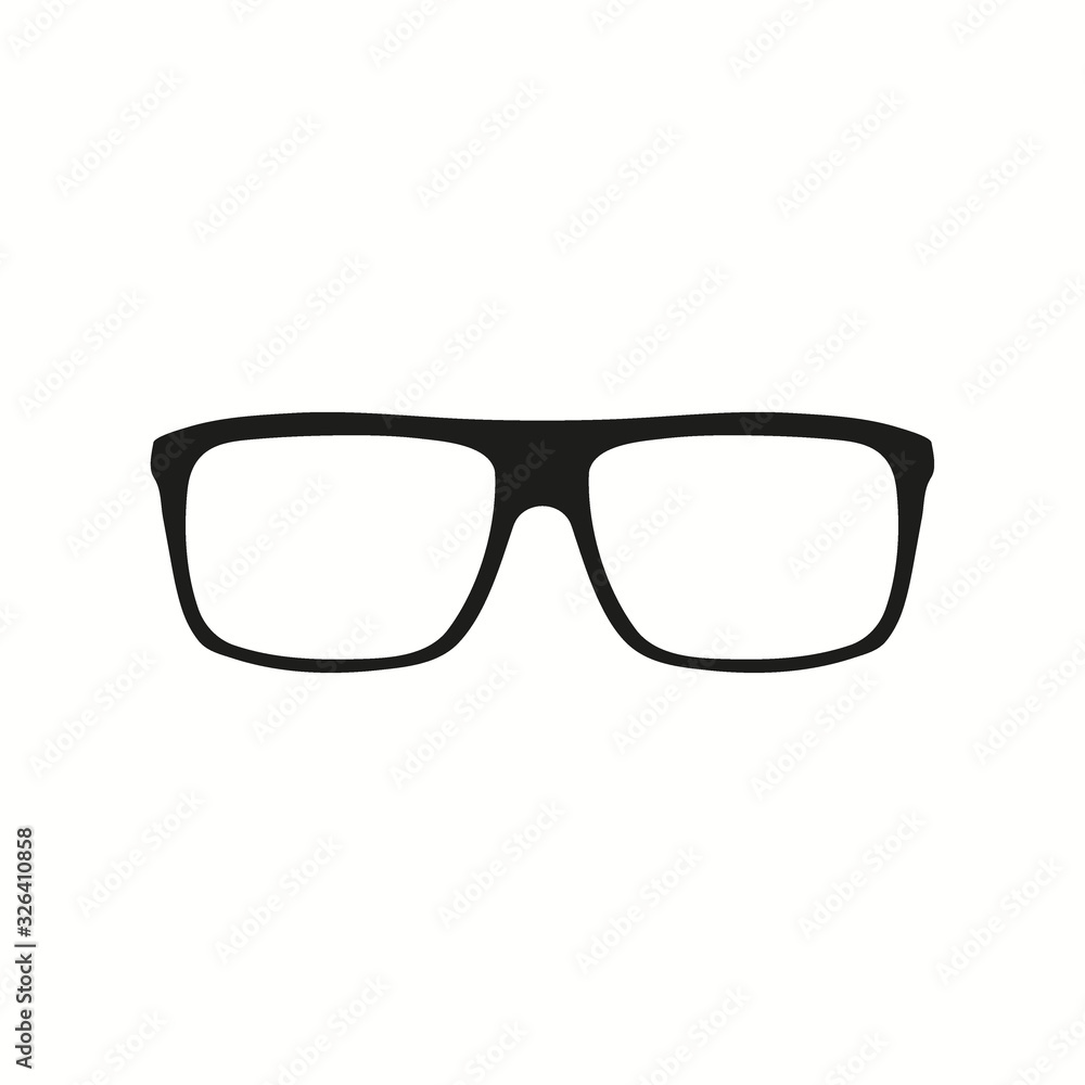 Eyeglasses icon simple vector image Eyeglasses icon simple vector image