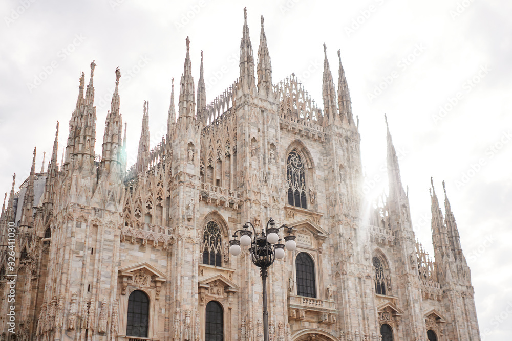 Duomo di Milano - one of the most popular italian tourist places to visit