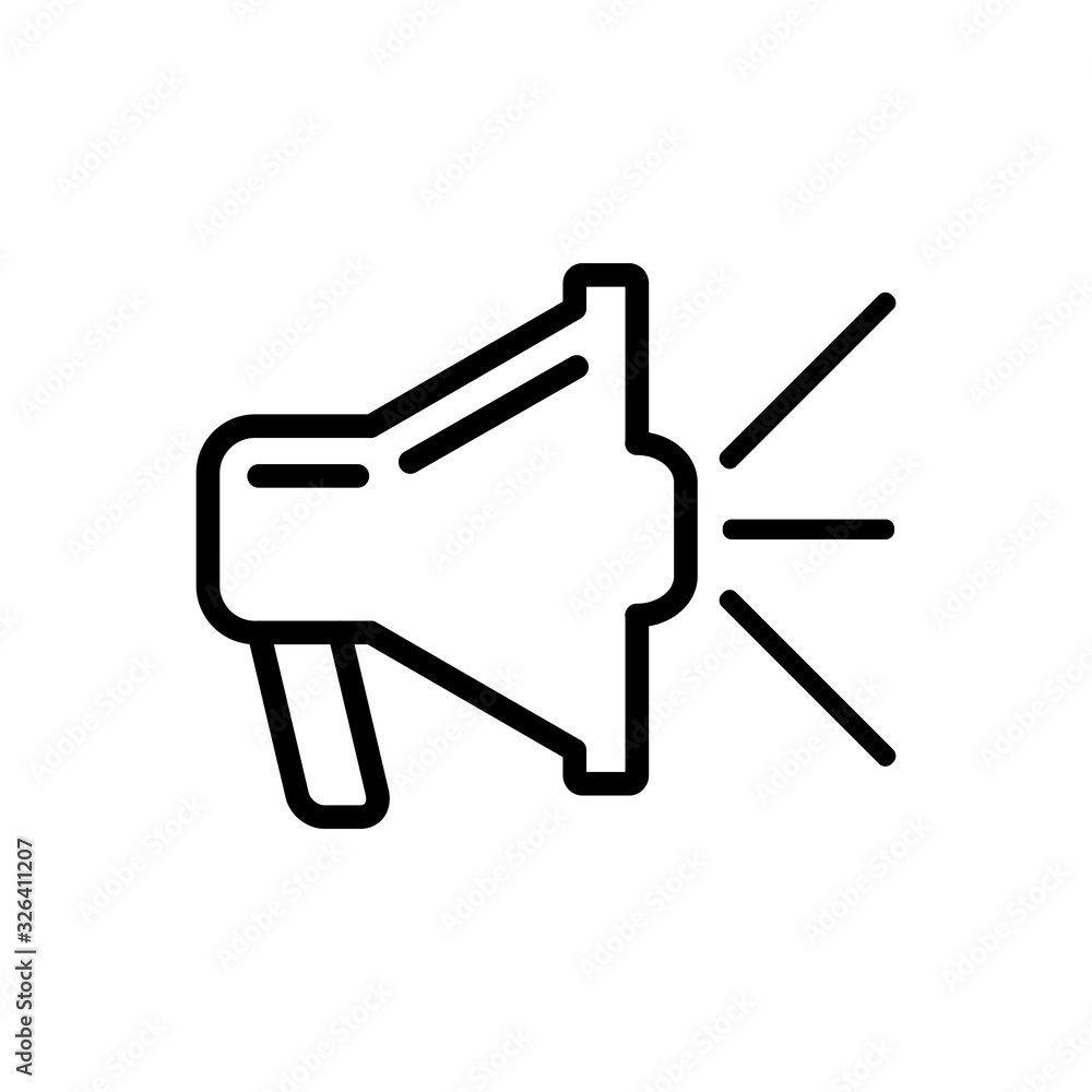 megaphone icon vector megaphone icon vector