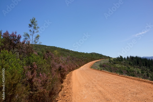 Gravel roads in mountain range © johan